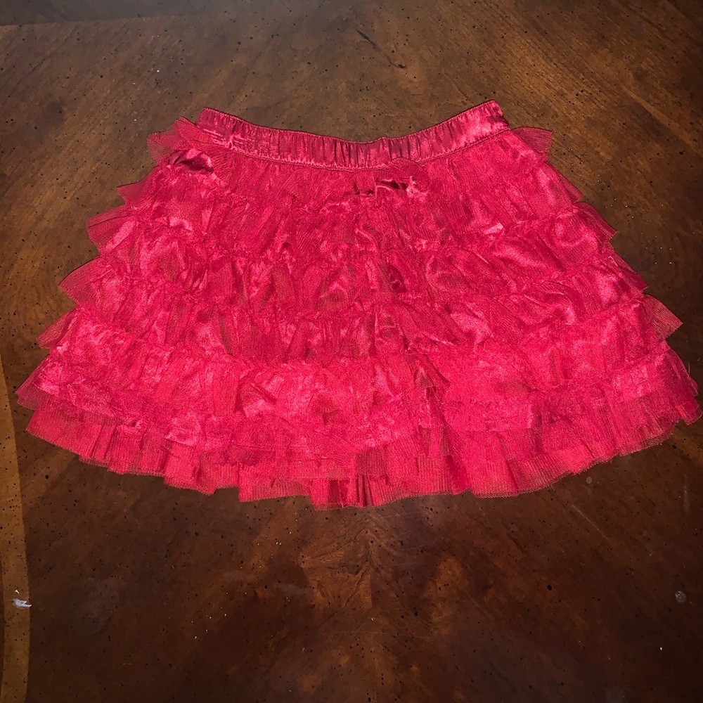 Baby Gap red ruffle skirt